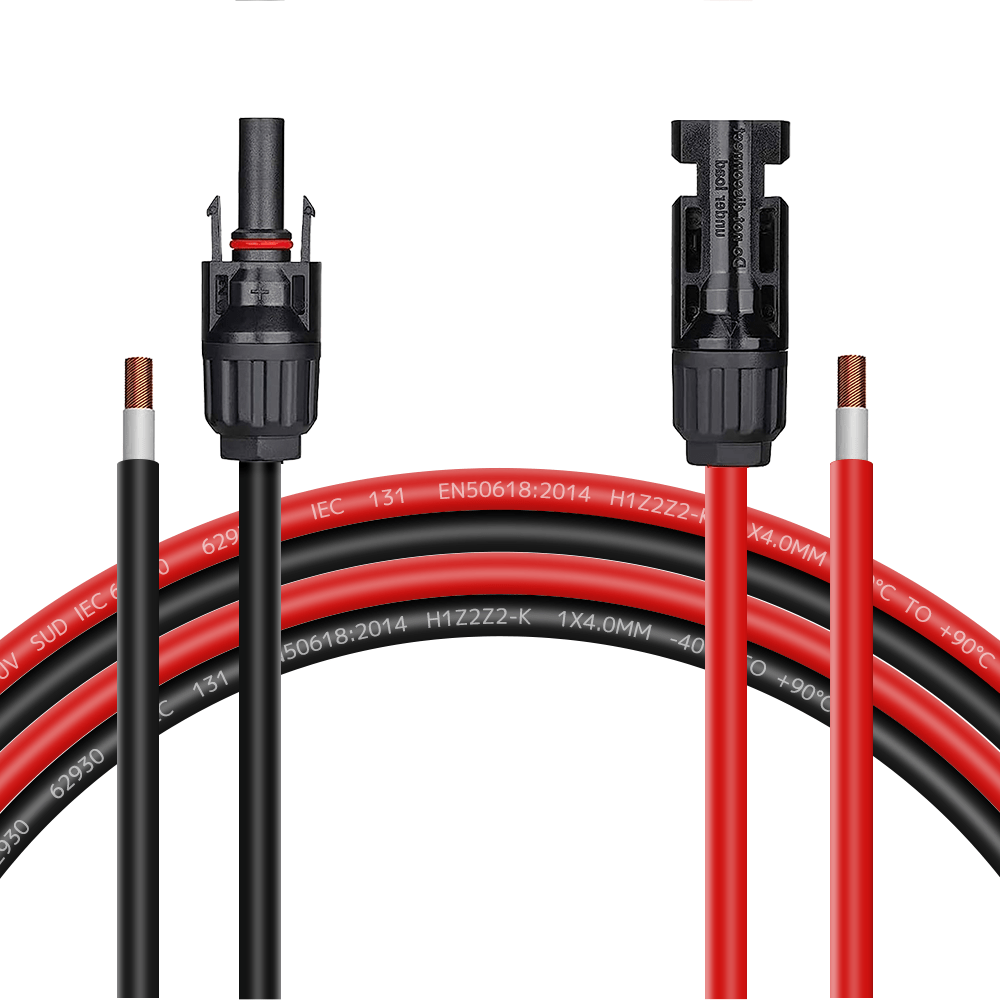 LVYUAN ソーラーパネルMC4延長ケーブル 11AWG/4mm² - LVYUAN（リョクエン）公式ショップ