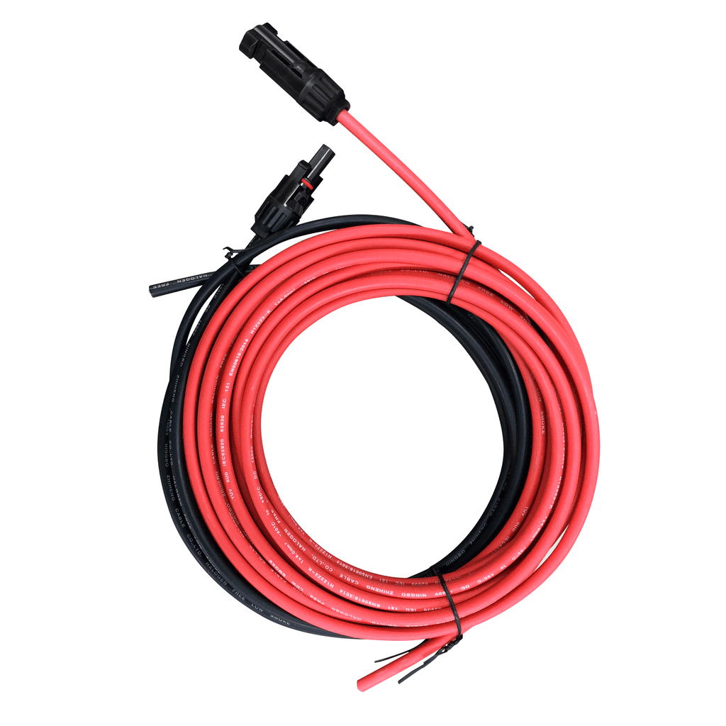 4セット太陽光パネル用MC4コネクター付延長ケーブル30m 4セット太陽光パネル用MC4コネクター付延長ケーブル30m
