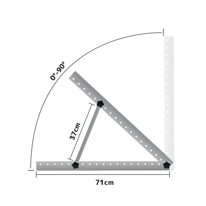 LVYUAN（リョクエン）ソーラーパネル設置架台（100～200W対応） - LVYUAN（リョクエン）公式ショップ