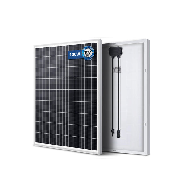 2台 - LVYUAN 100W ソーラーパネル LVYUAN 100W ソーラーパネル 2枚（200W）+20A PWMチャージ