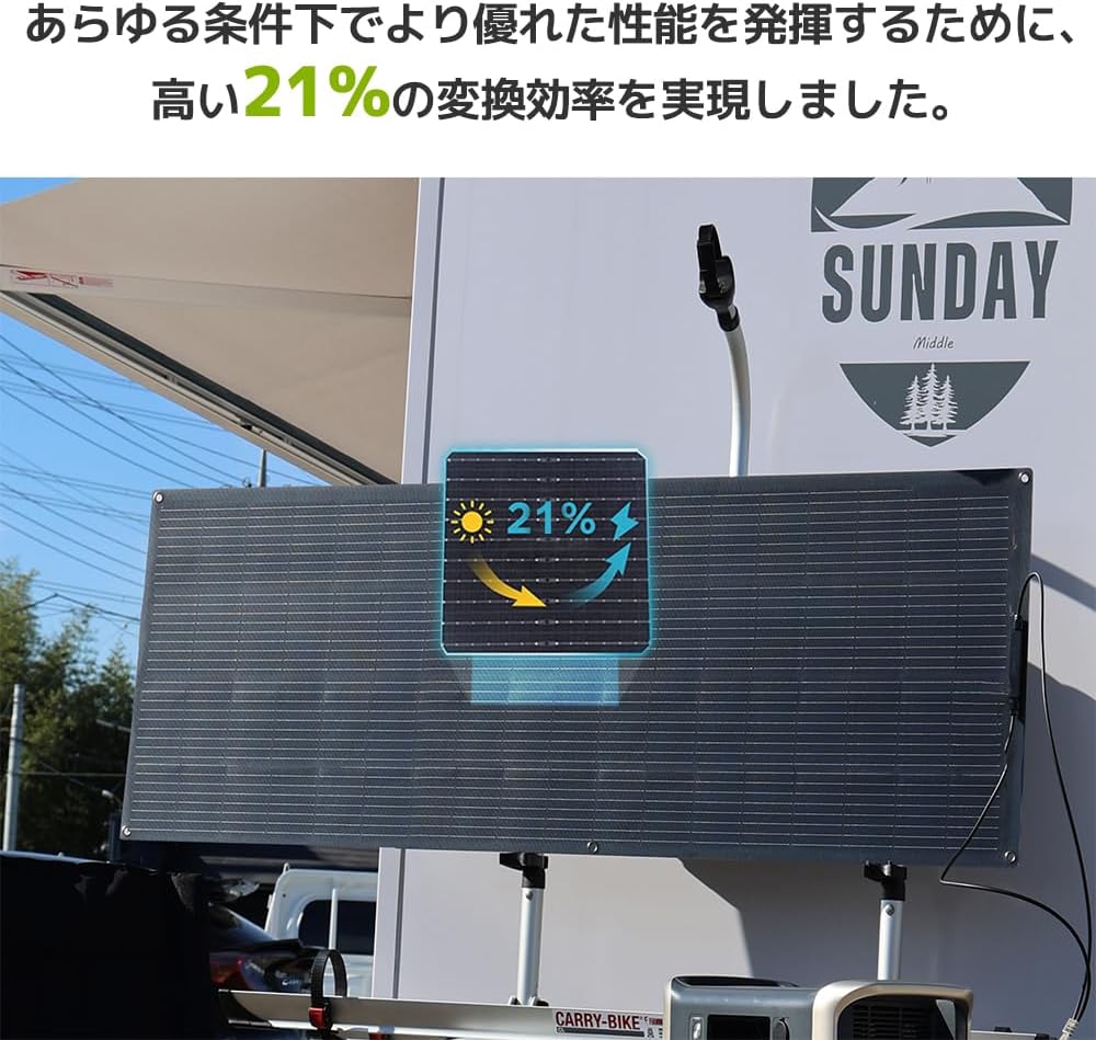 LVYUAN（リョクエン）200W ETFEフレキシブルソーラーパネル - LVYUAN（リョクエン）公式ショップ