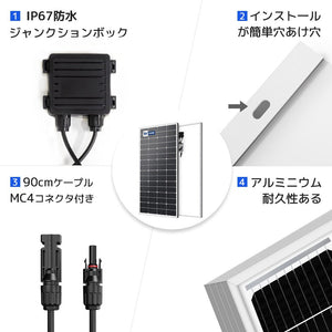 LVYUAN（リョクエン）220W 単結晶ソーラーパネル【ICE基準・TUV規格品】 - LVYUAN（リョクエン）公式ショップ