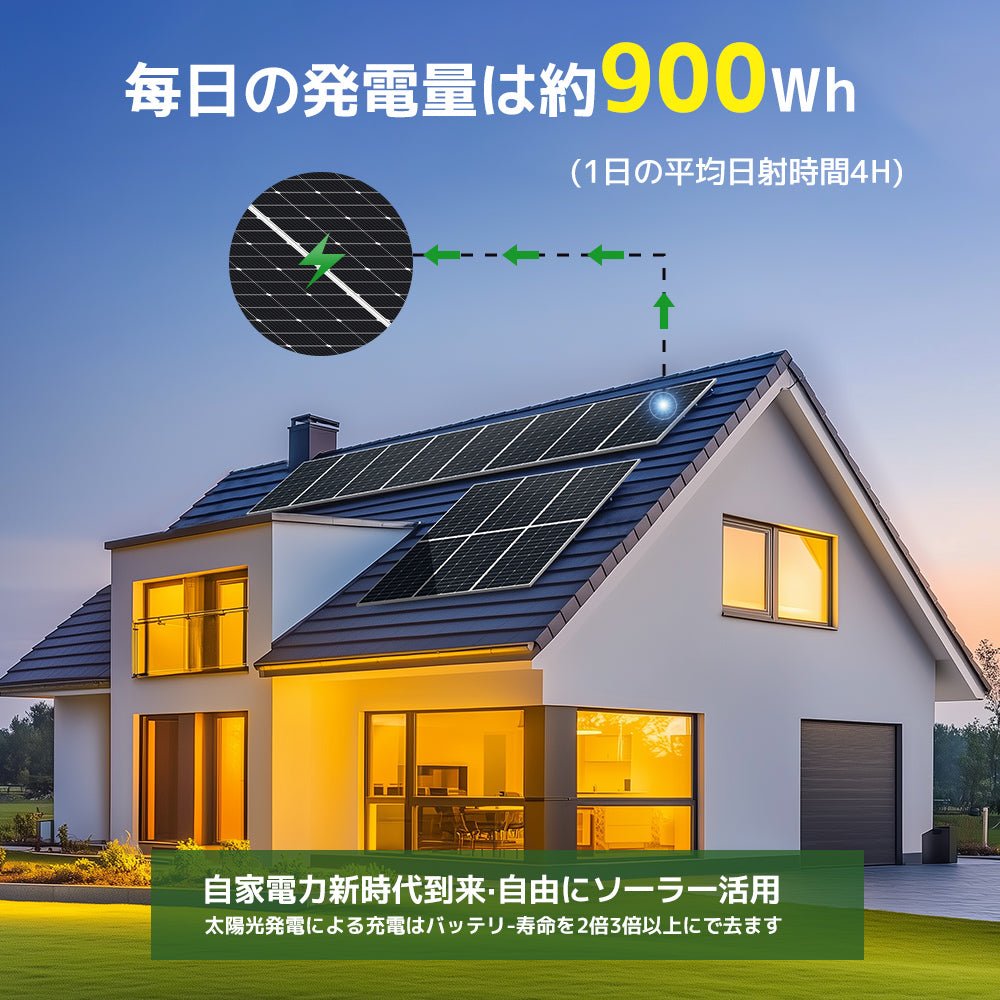 LVYUAN（リョクエン）220W 単結晶ソーラーパネル【ICE基準・TUV規格品】 - LVYUAN（リョクエン）公式ショップ