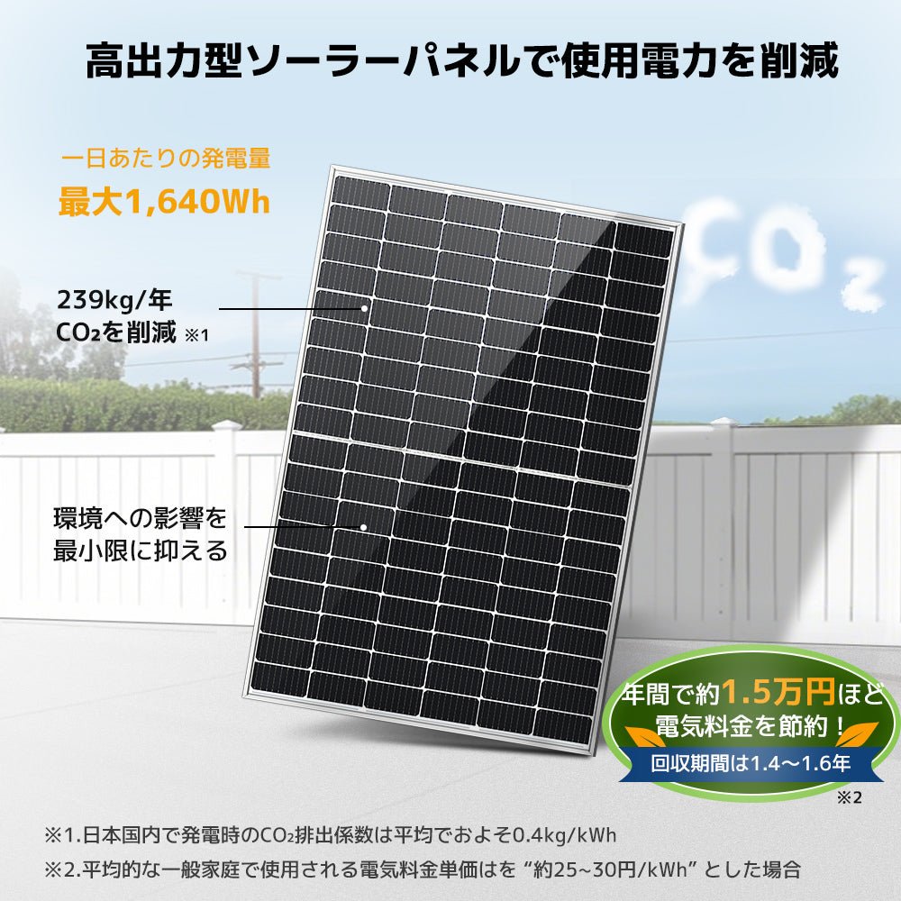 LVYUAN（リョクエン）410W 単結晶ソーラーパネル【ICE基準・TUV規格品】 - LVYUAN（リョクエン）公式ショップ
