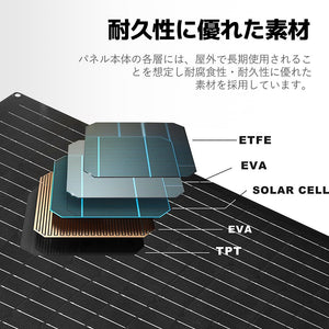 LVYUAN（リョクエン）50W ETFEフレキシブルソーラーパネル - LVYUAN（リョクエン）公式ショップ
