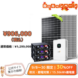 LVYUAN 10000W単相3線式ハイブリッド発電・蓄電システム