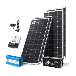 LVYUAN 800W ソーラーパネル発電キット