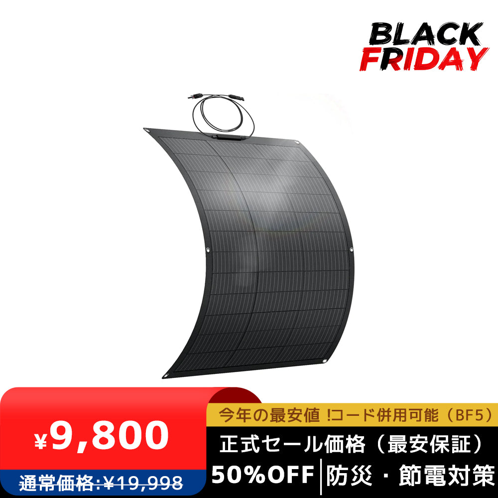 LVYUAN（リョクエン）100W ETFEフレキシブルソーラーパネル