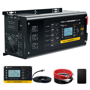 LVYUAN 純正弦波UPSインバーター 3000W DC12V（直流）AC100V（交流）