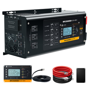 LVYUAN 純正弦波UPSインバーター 3000W DC24V（直流）AC100V（交流）