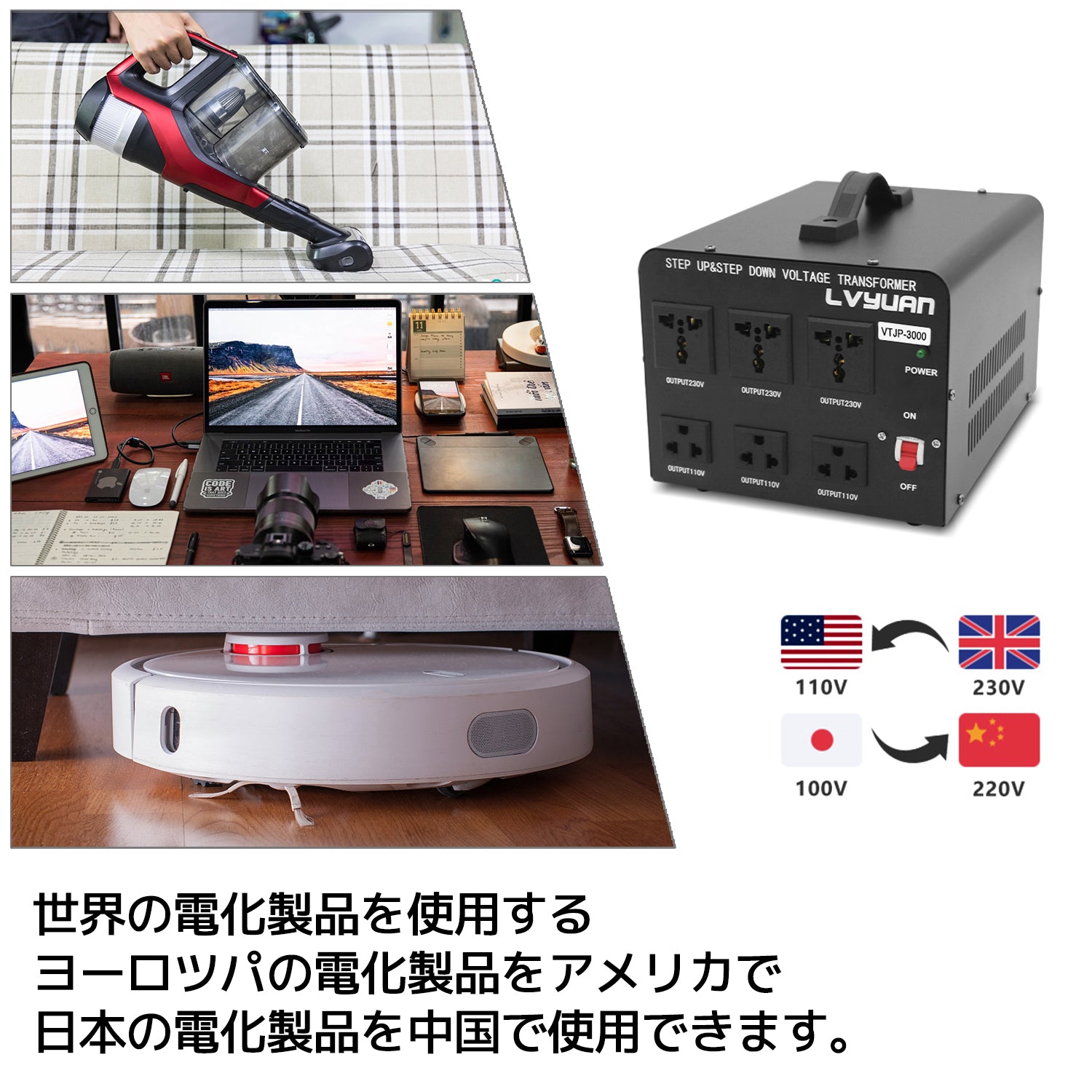 【 LVYUAN VTJP-3000 】変圧器