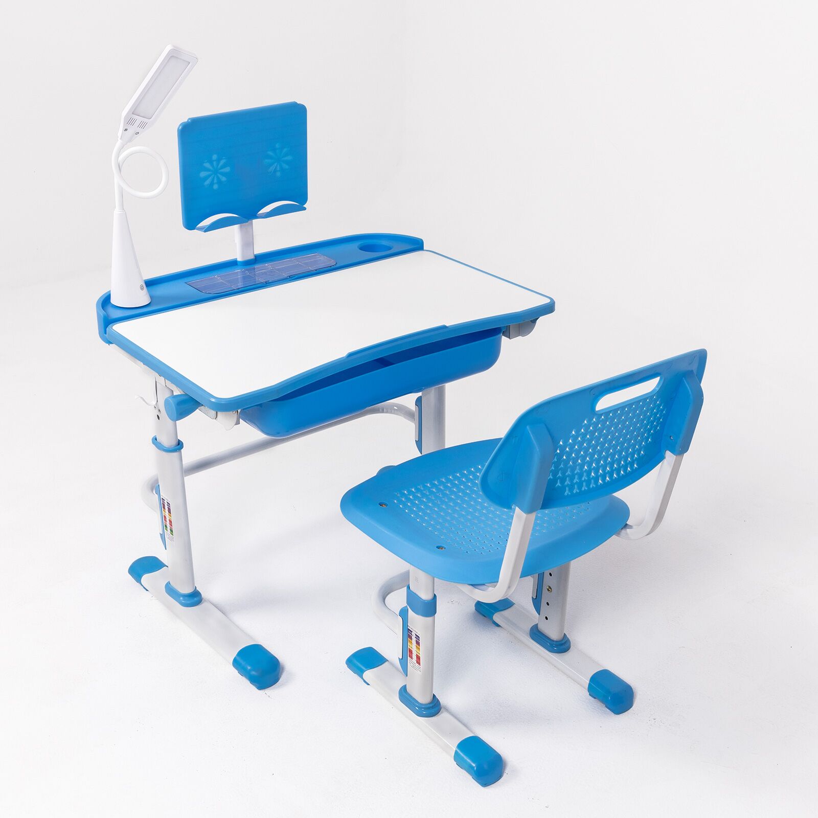 LVYUAN（リョクエン）学習机セット 子供用 デスク・椅子セット 勉強机 ...