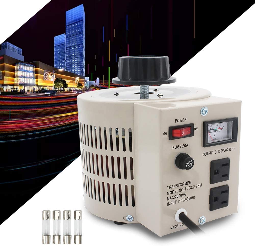 LVYUAN(リョクエン) ポータブルトランス 変圧器 昇圧器 昇圧機 2000VA