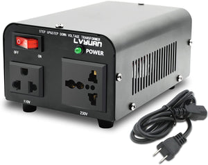 LVYUAN アップ・ダウントランス変圧器 550W 降圧・昇圧 AC100V ~ 110V⇄220V ~ 240V 自由切換