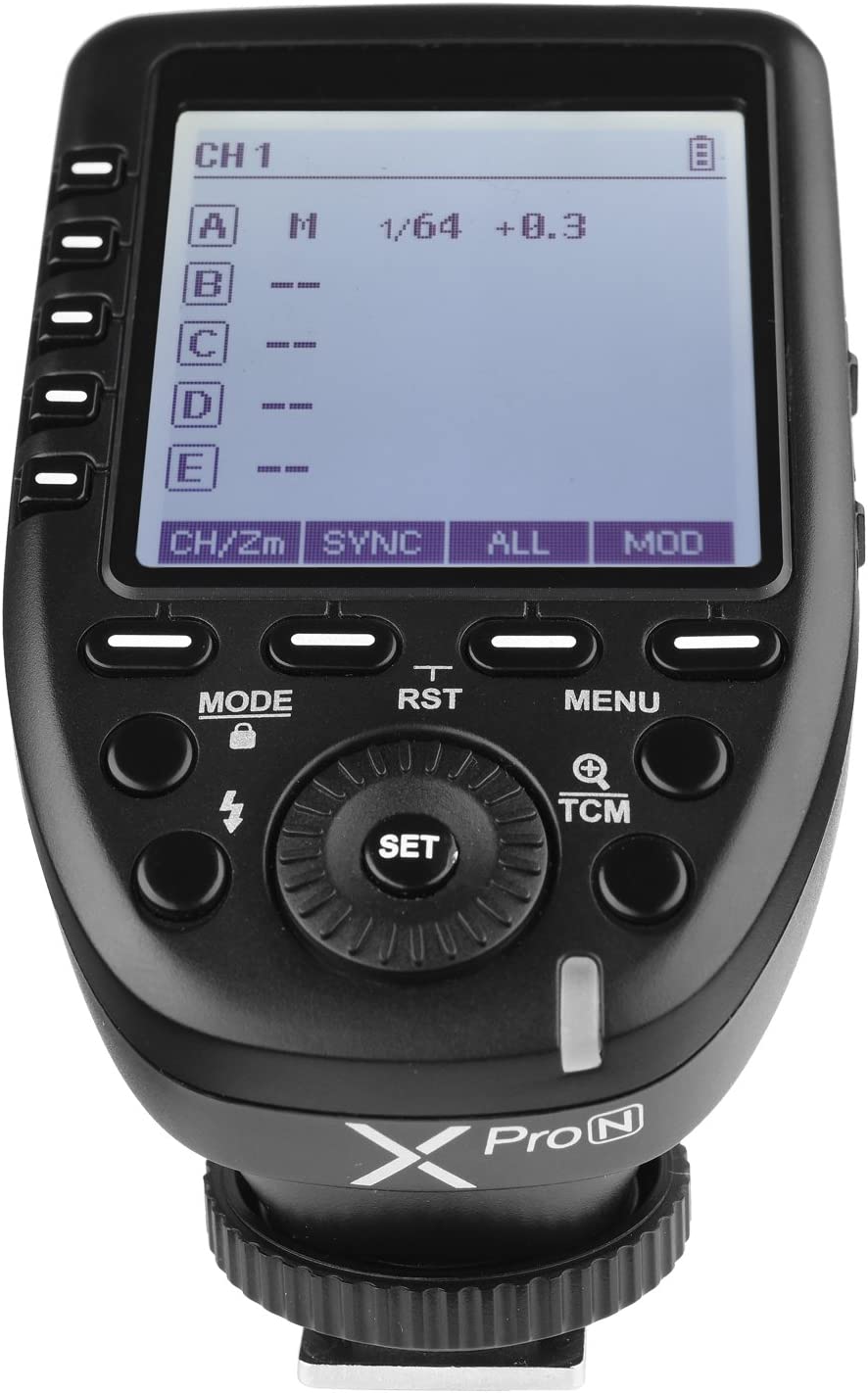 【Godox正規代理店＆日本語取説書】Godox Xpro - N 送信機 TTL 2.4Gワイヤレスフラッシュトリガー 高速同期 1/8000s 大画面 LCD スクリーントランスミッタ 互換性 Nikon カメラ用 - LVYUAN（リョクエン）公式ショップ