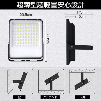 LVYUAN(リョクエン) 200w LED投光器【PC素材 2個入】 - LVYUAN（リョクエン）公式ショップ