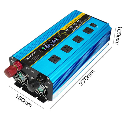 LVYUAN 純正弦波インバーター 2500W DC12V（直流）AC100V（交流） - LVYUAN（リョクエン）公式ショップ