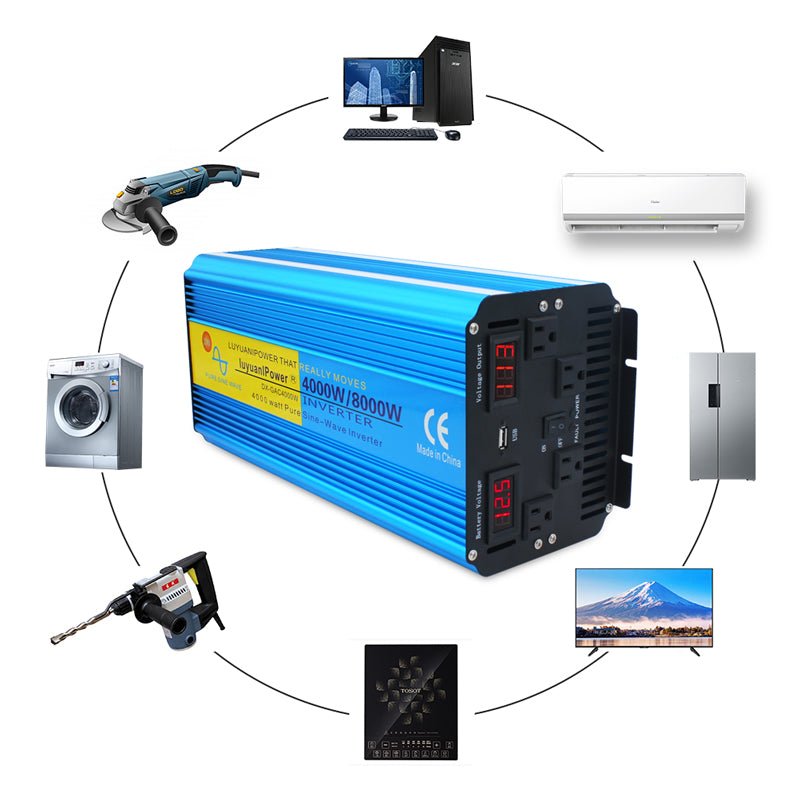 LVYUAN 正弦波 12V 4000W - 8000W 50Hz / 60Hz - LVYUAN