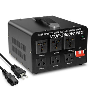 LVYUAN 5000W変圧器 降圧・昇圧兼用型トランス AC100V/110V⇄220V/240V 自由切換 VTJP-5000VAPRO